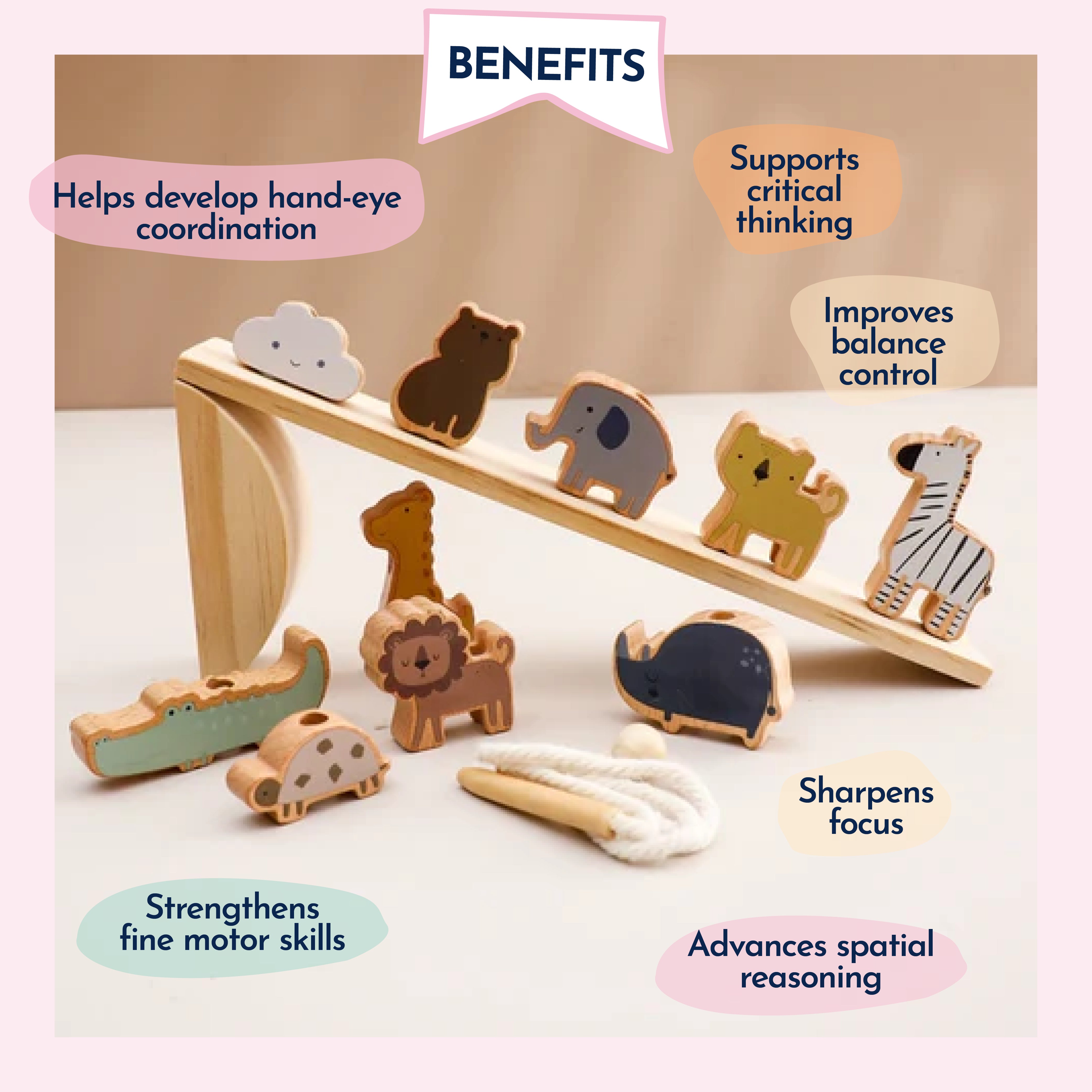 Montessori Animal Seesaw