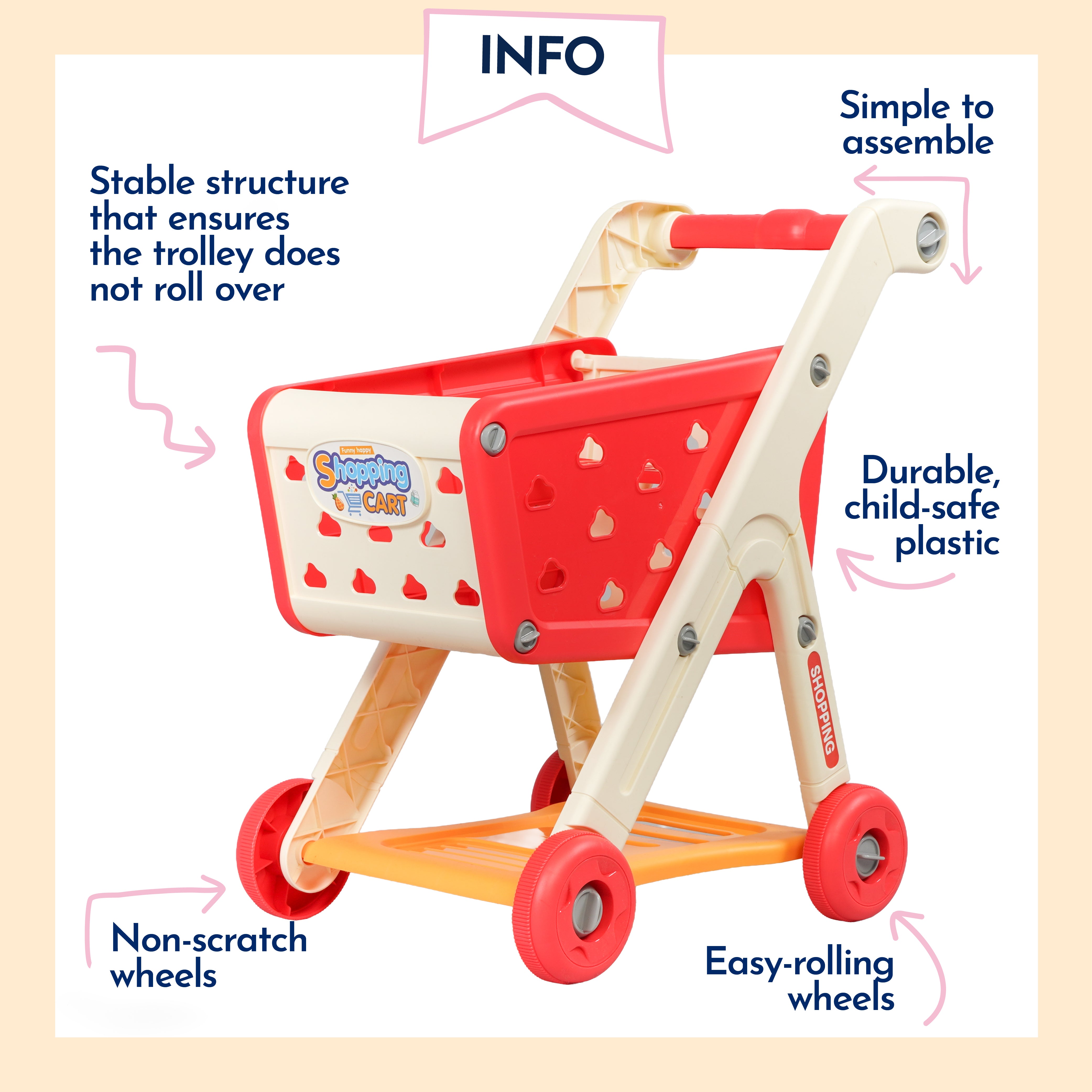 Montessori Baby Toy Trolley