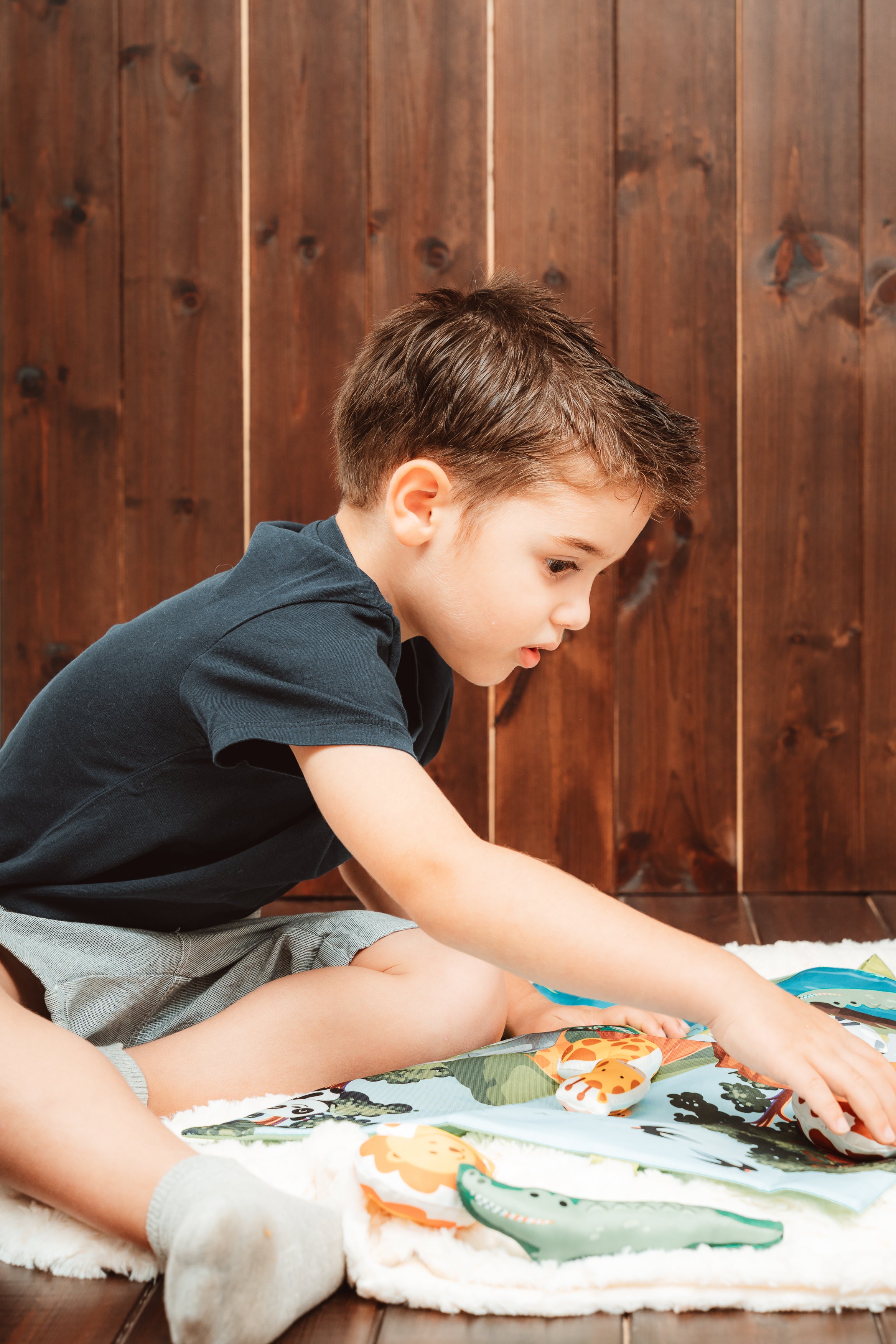 Montessori Cloth Car Toy Set