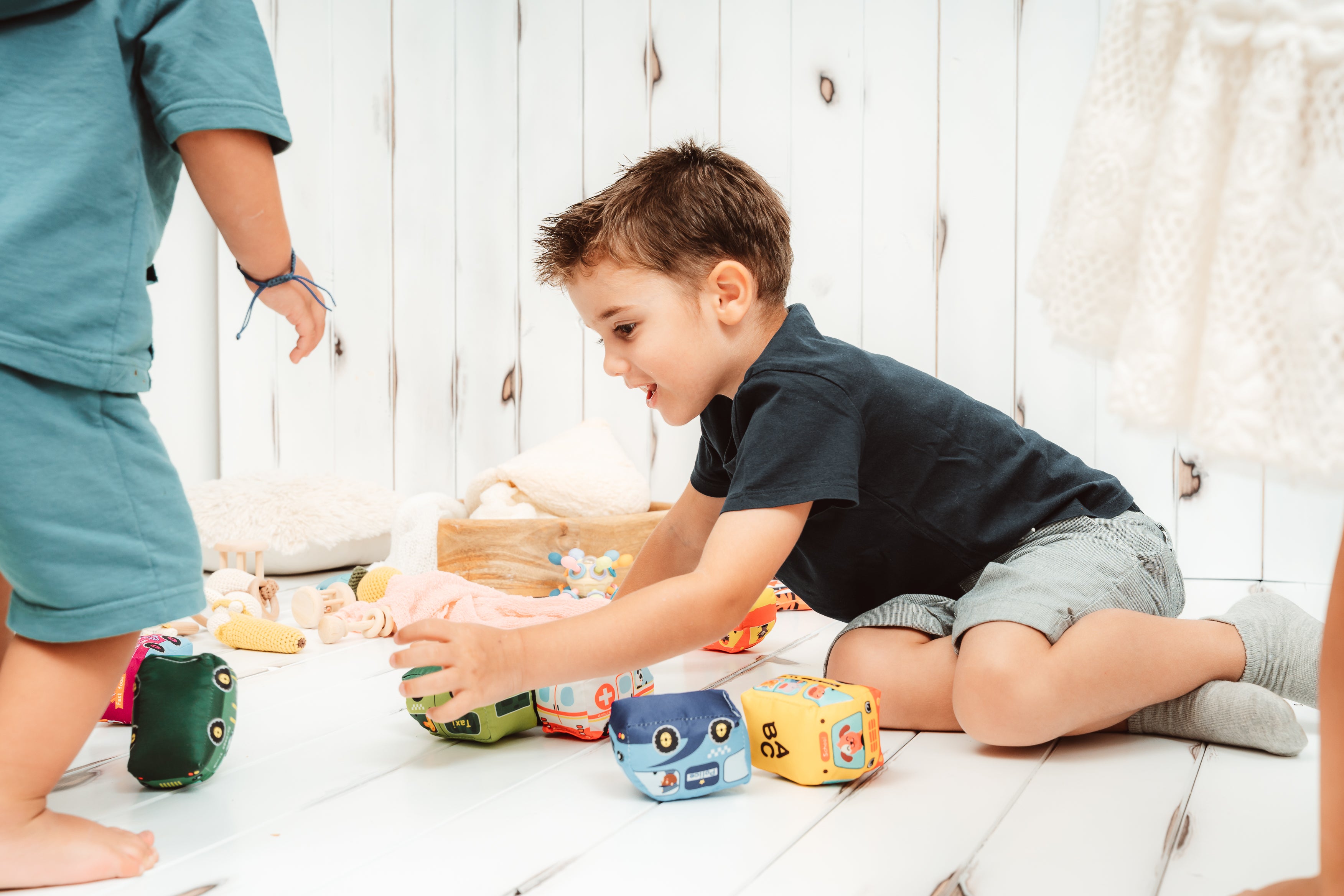 Montessori Cloth Car Toy Set