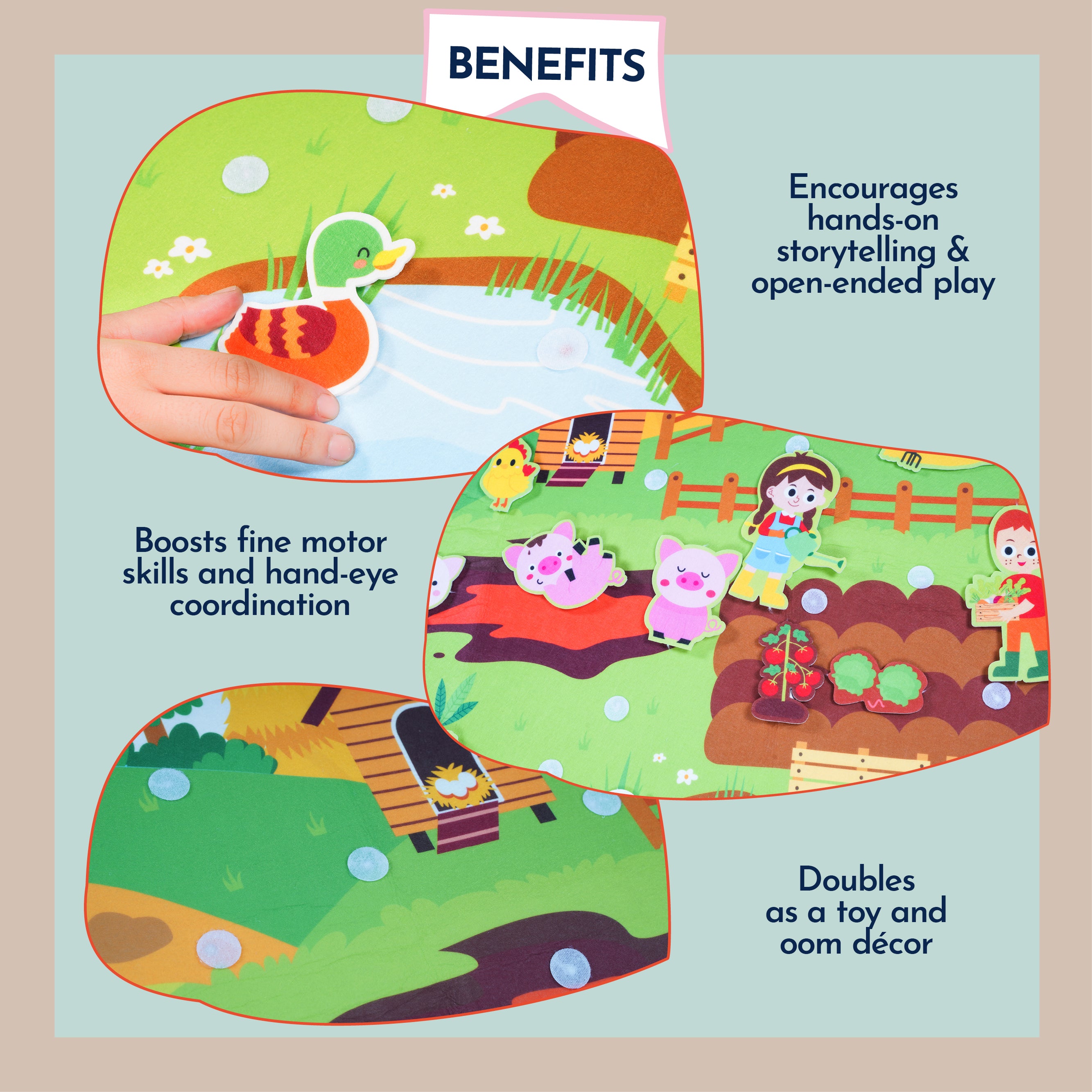 Montessori Farm Wall Puzzle