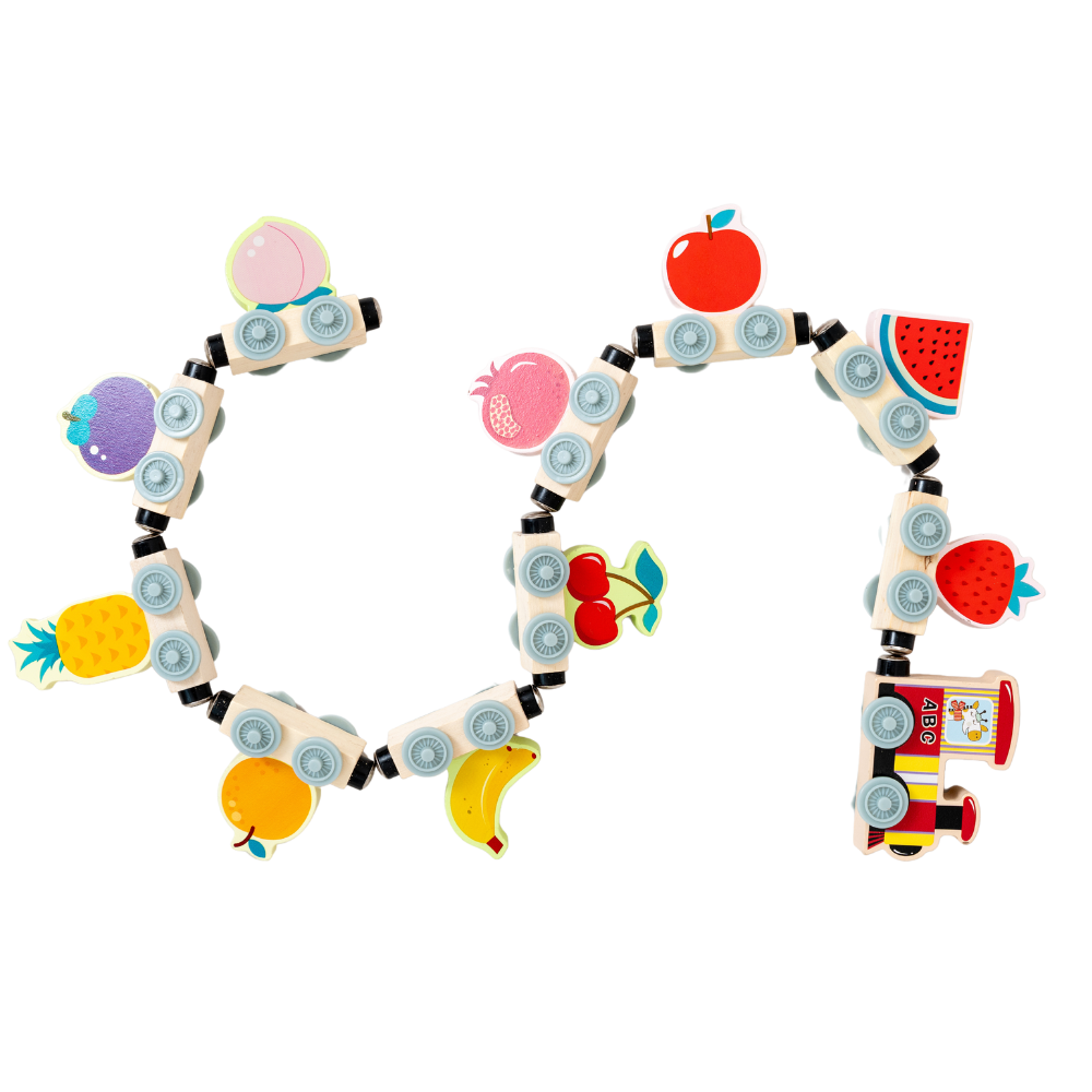Montessori Magnetic Wooden Train