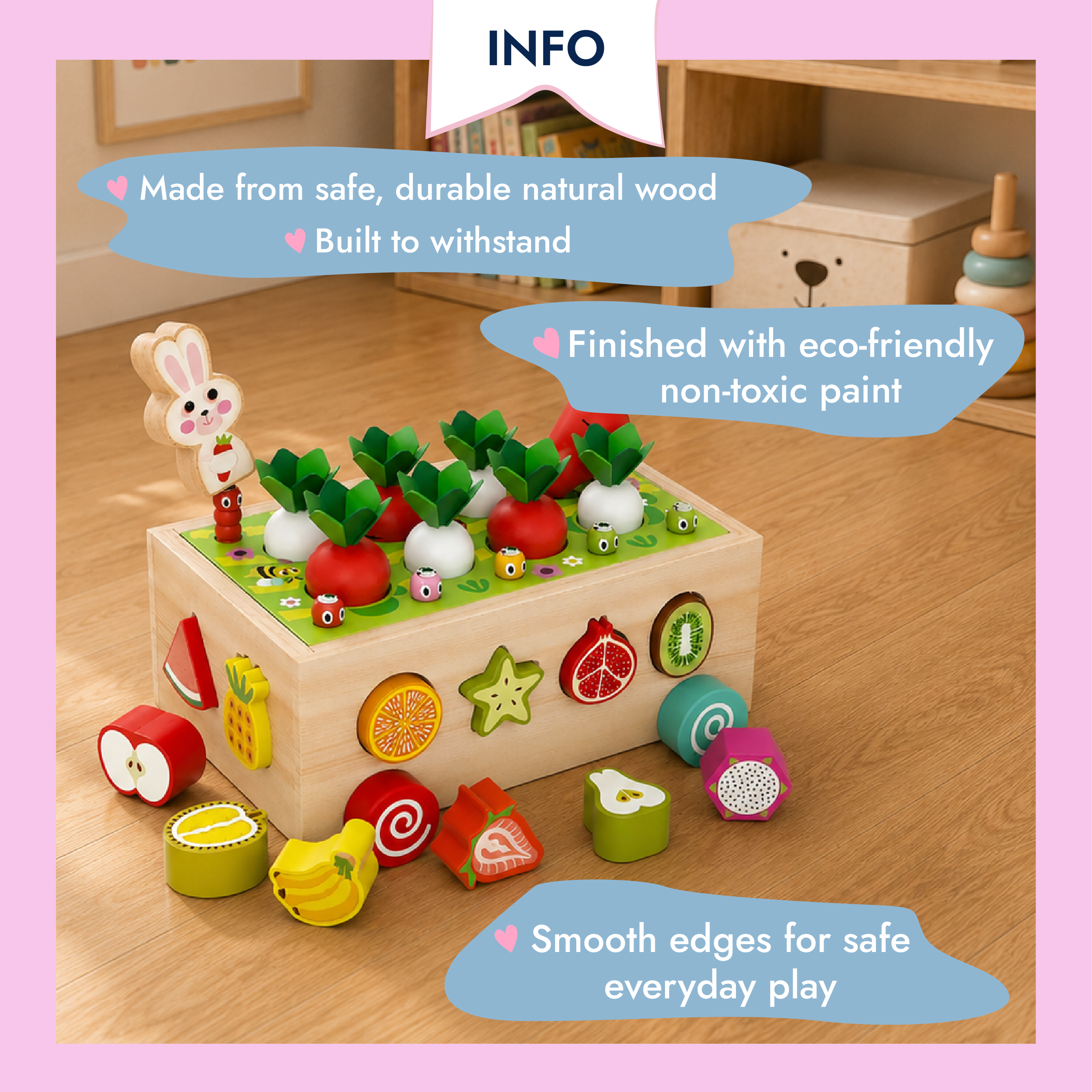 Montessori Carrot Harvest Game