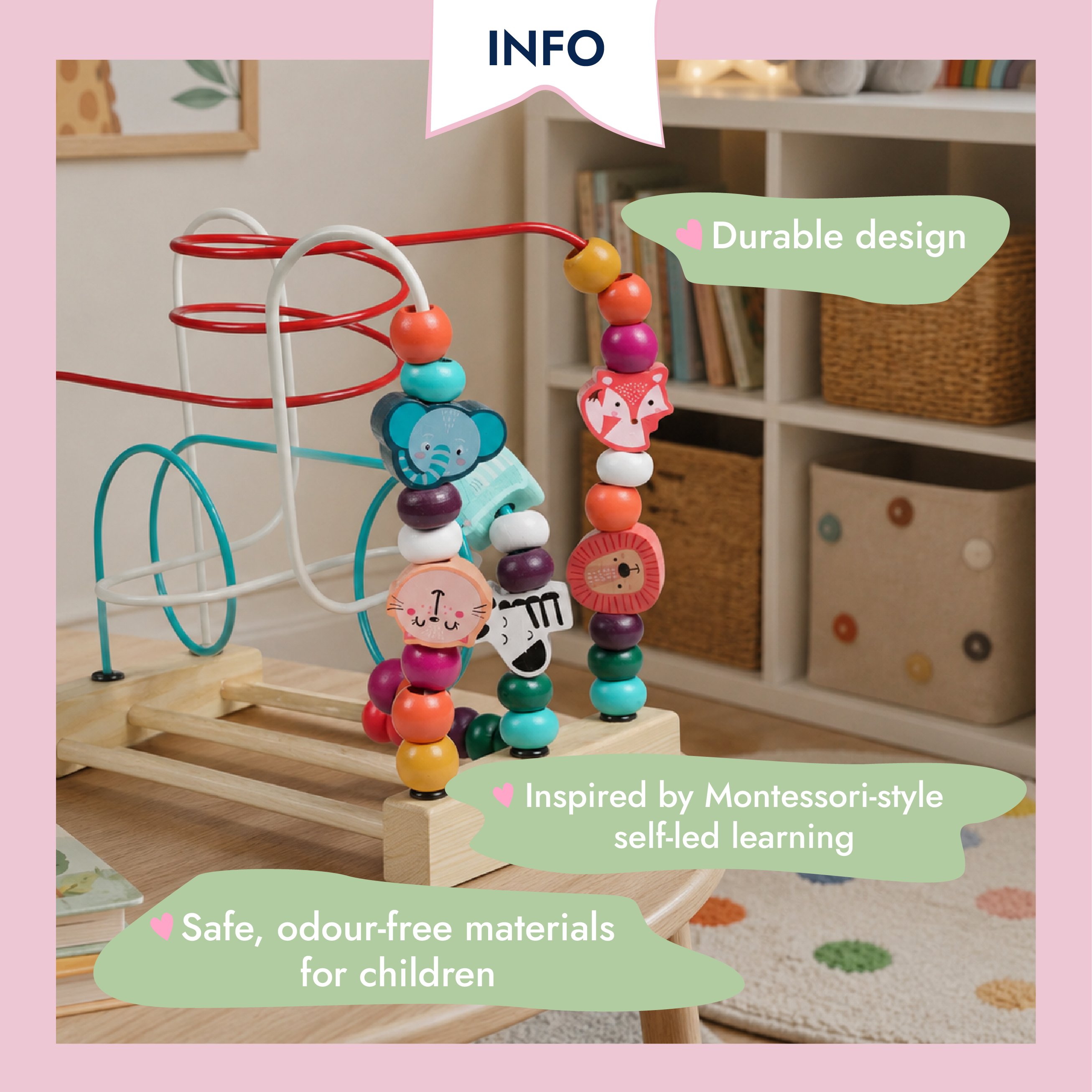 Montessori Wooden Maze