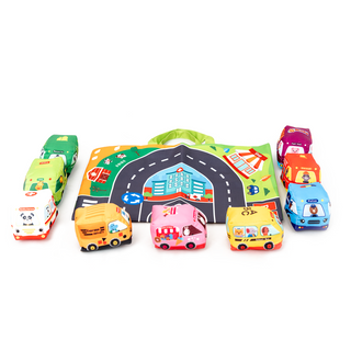 Montessori Cloth Car Toy Set