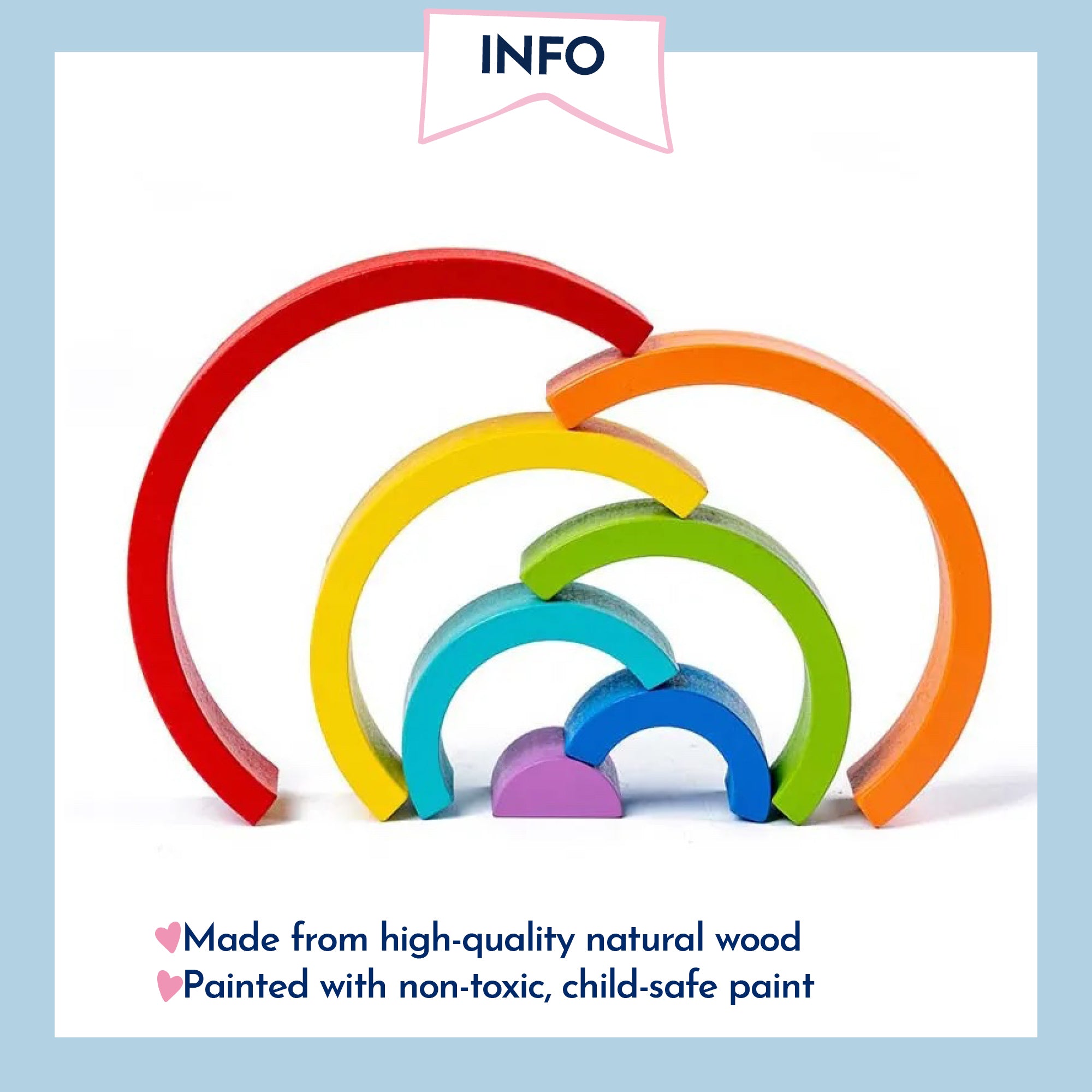 Montessori Wooden Rainbow