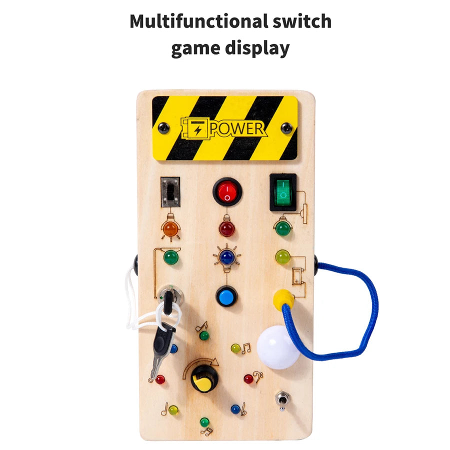 Montessori Busy Board Switches Toy