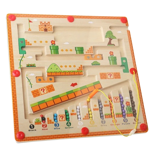Montessori Magnetic House Maze