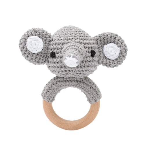 Wooden Crochet Bead Pacifier Clip – Safe and Stylish for Babies