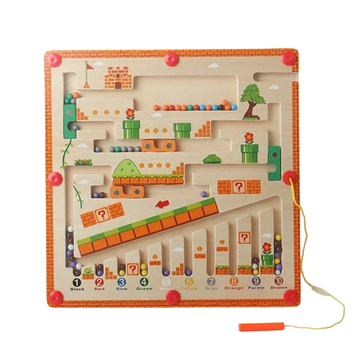 Montessori Magnetic House Maze