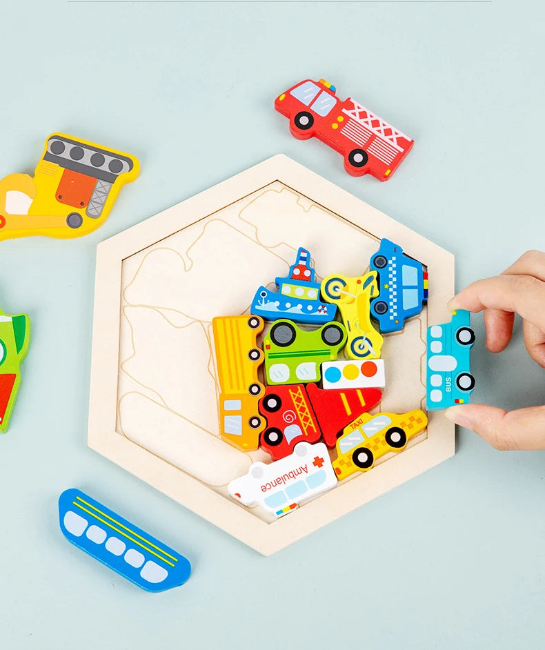 Montessori Wooden Jigsaw Puzzle