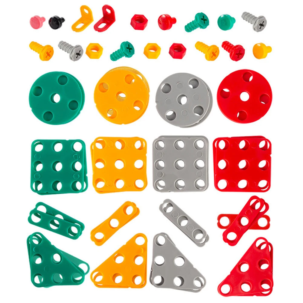 Montessori space-themed toolbox for creative play.