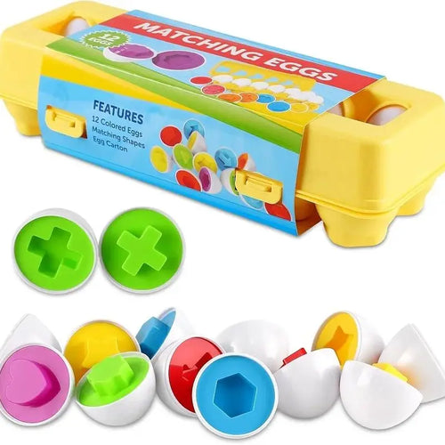 Montessori Shape & Color Matching Egg Toy