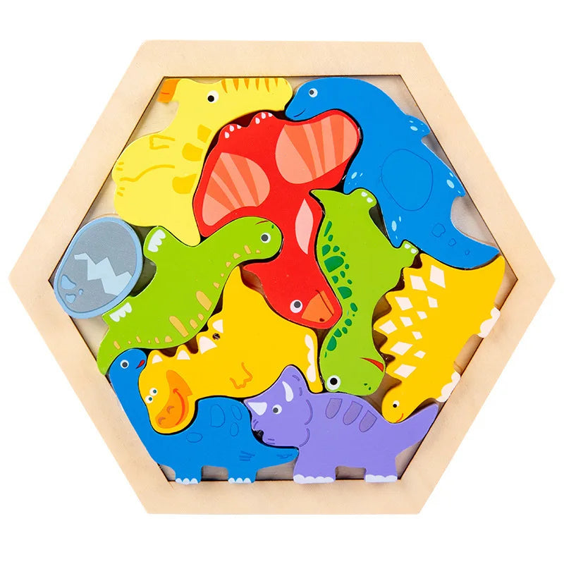 Montessori Wooden Jigsaw Puzzle