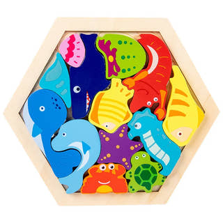 Montessori Wooden Jigsaw Puzzle