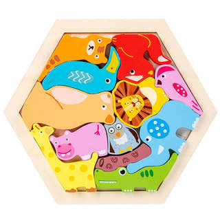 Montessori Wooden Jigsaw Puzzle