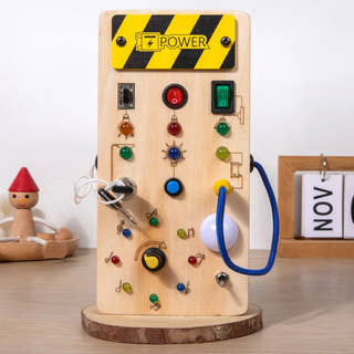 Montessori Busy Board Switches Toy