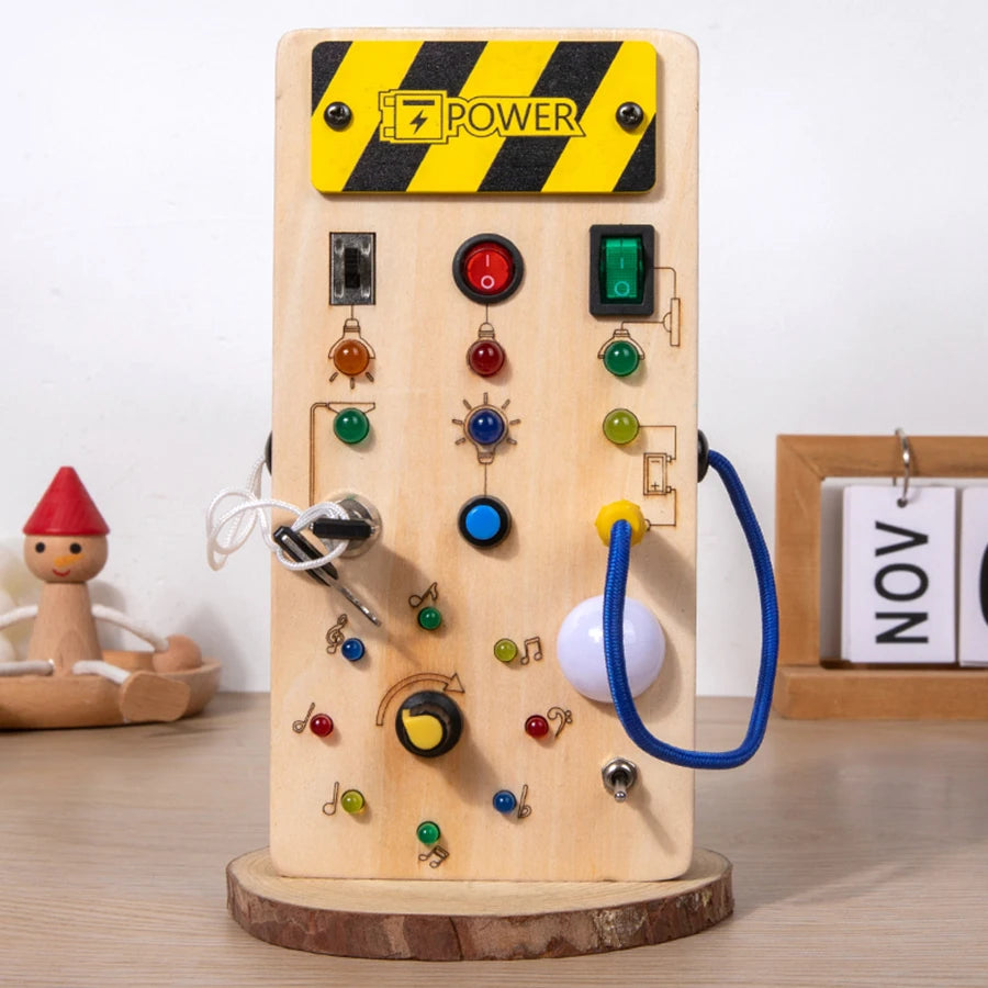 Montessori Busy Board Switches Toy