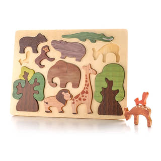 Montessori Wooden 3D Puzzle Toys