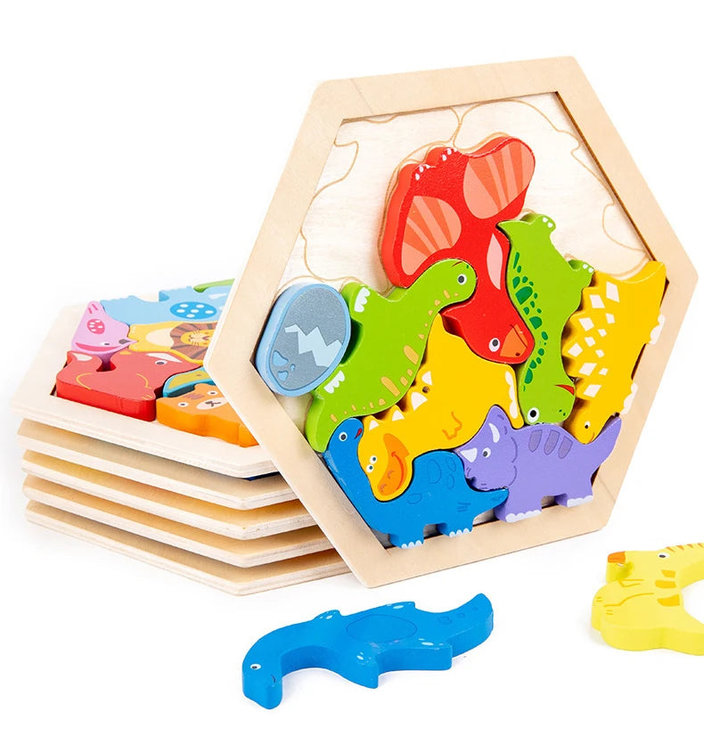 Montessori Wooden Jigsaw Puzzle
