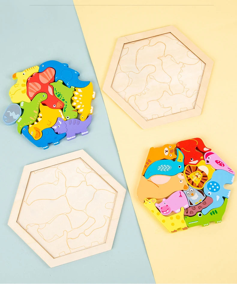 Montessori Wooden Jigsaw Puzzle