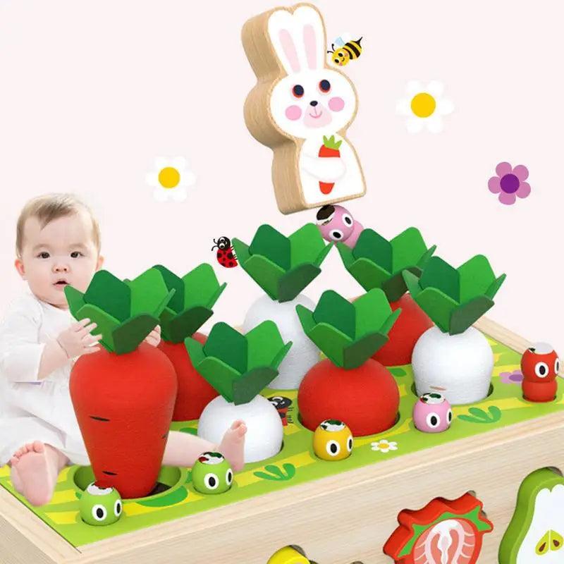 Montessori Carrot Harvest Game