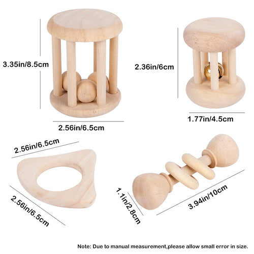 Wooden Montessori 4-piece toys