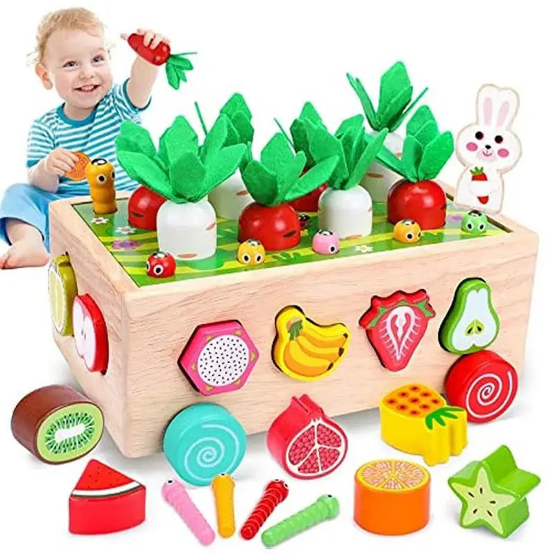 Montessori Carrot Harvest Game