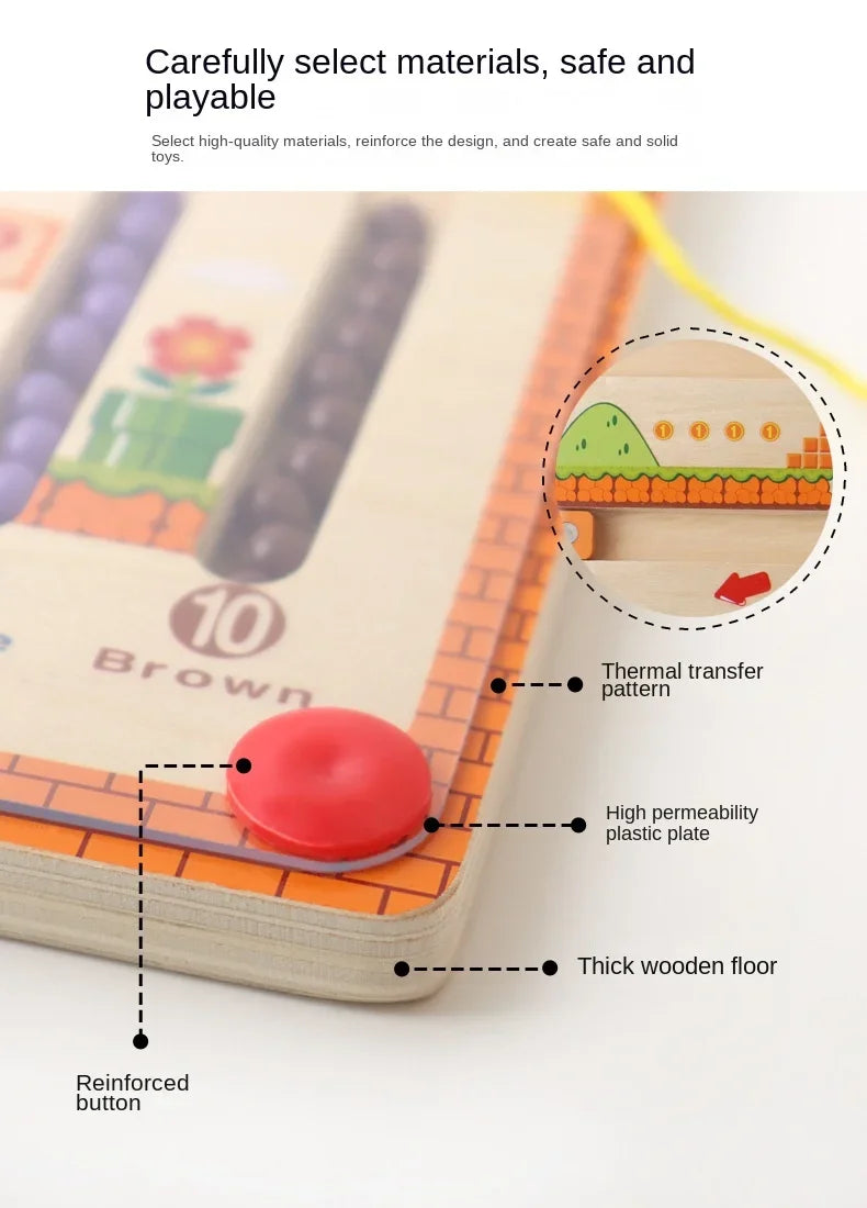 Magnetic Maze Toy Features