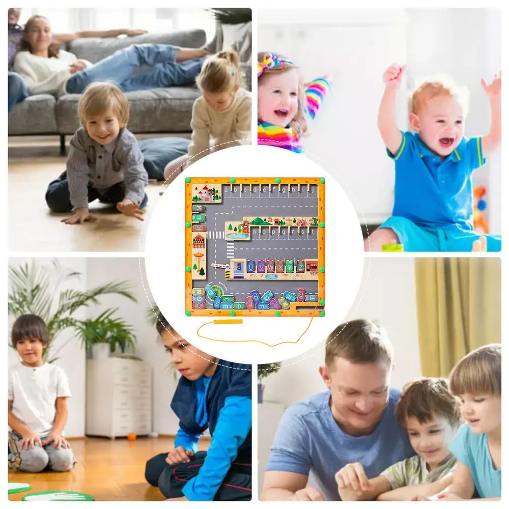 Montessori Magnetic Alphabet Maze