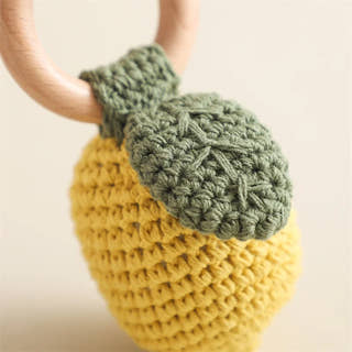 Montessori Wooden Crochet Ring Toys