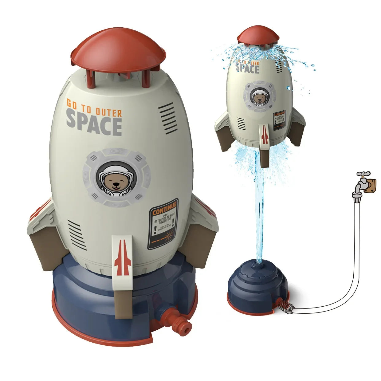 Montessori Space Rocket Sprinkler