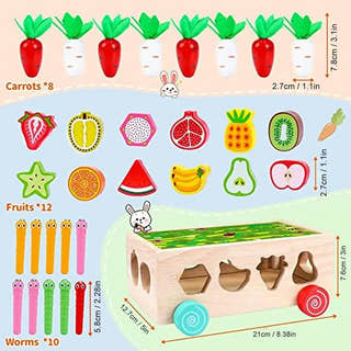 Montessori Carrot Harvest Game