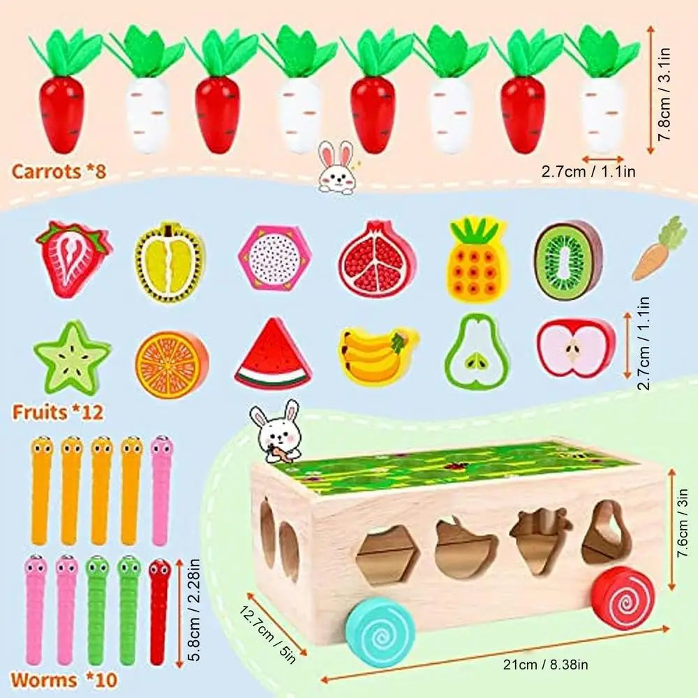 Montessori Carrot Harvest Game