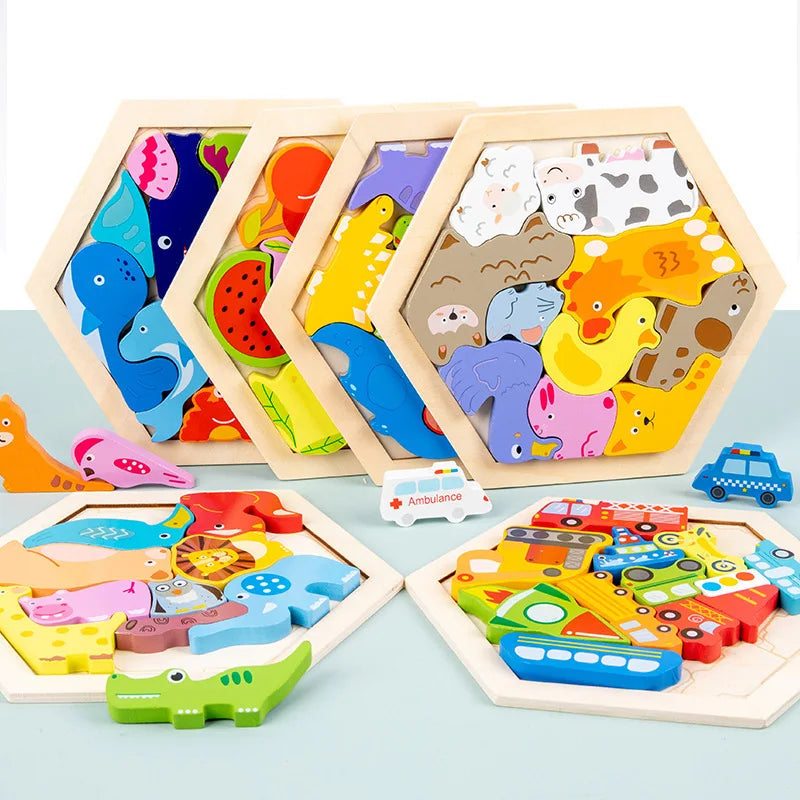 Montessori Wooden Jigsaw Puzzle