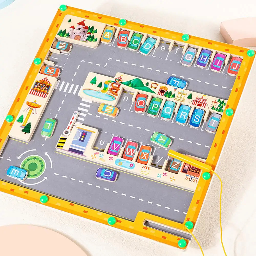 Montessori Magnetic Alphabet Maze