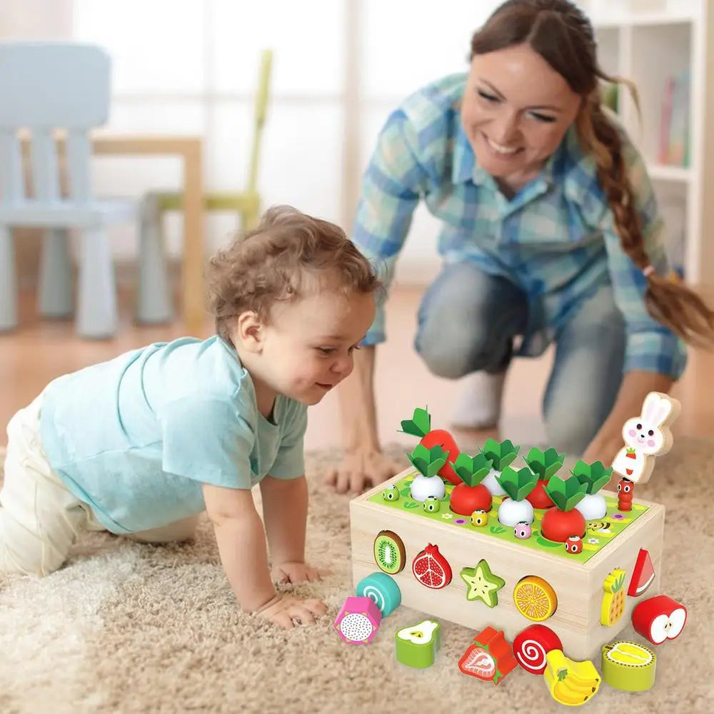 Montessori Carrot Harvest Game