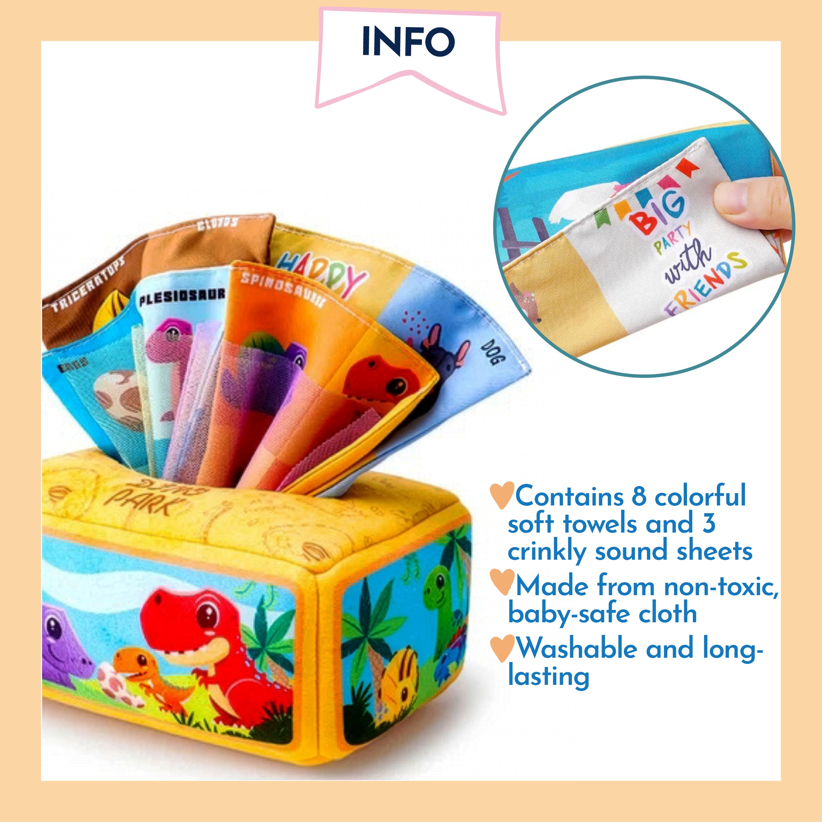 Montessori Sensory Tissue Box