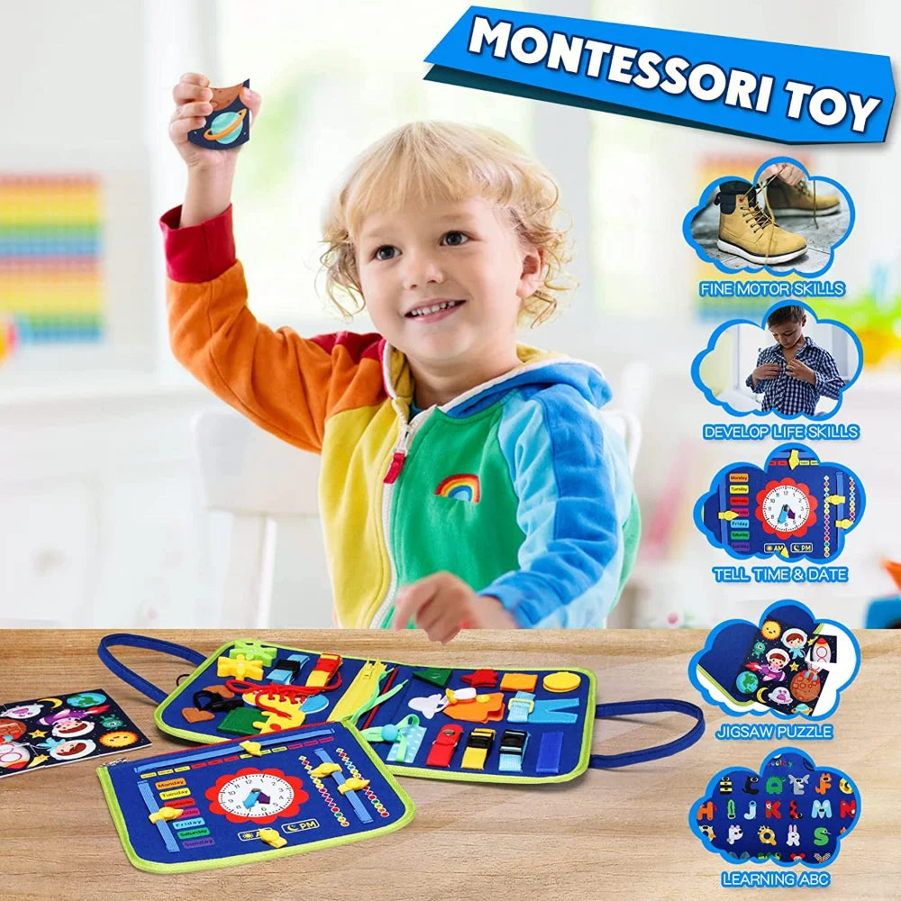 Montessori Sensory Busy Board