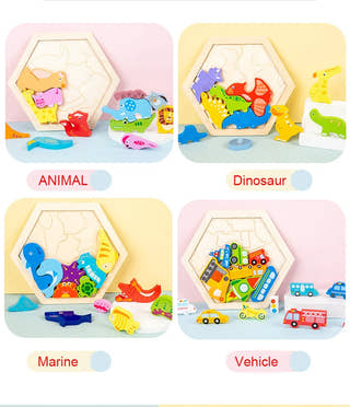 Montessori Wooden Jigsaw Puzzle