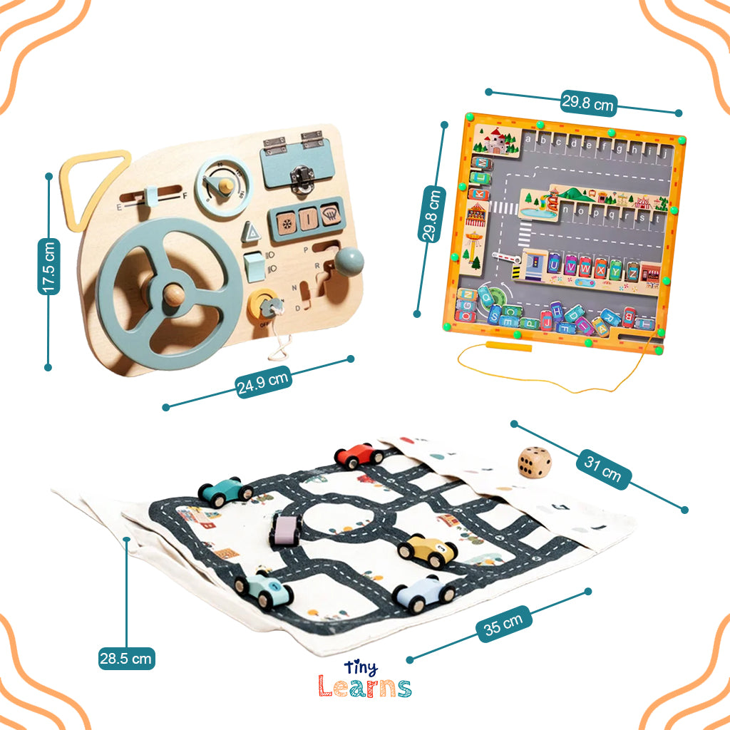 Montessori Tiny Car Lover Bundle