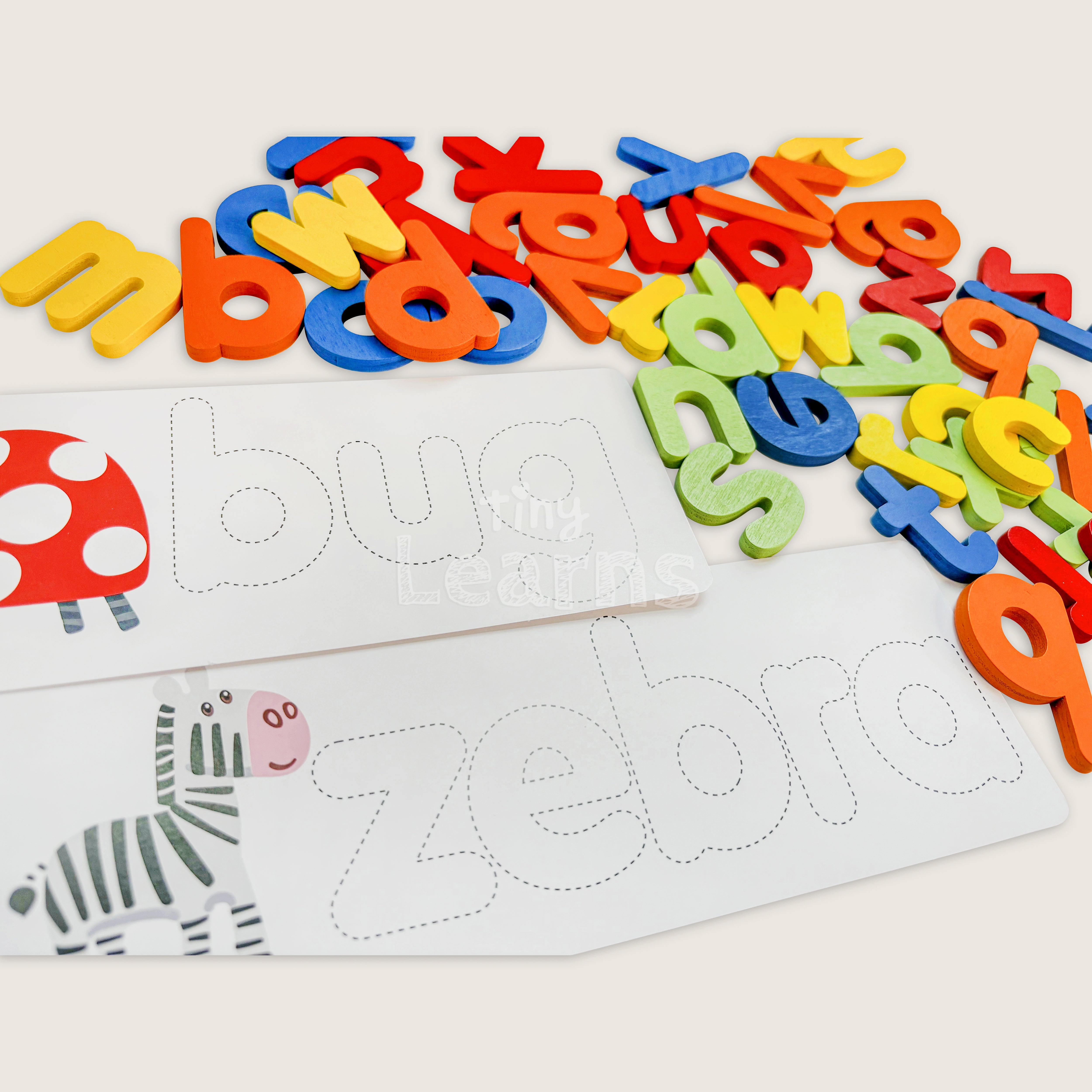 Montessori Alphabet Puzzle – Learn letters & spelling.