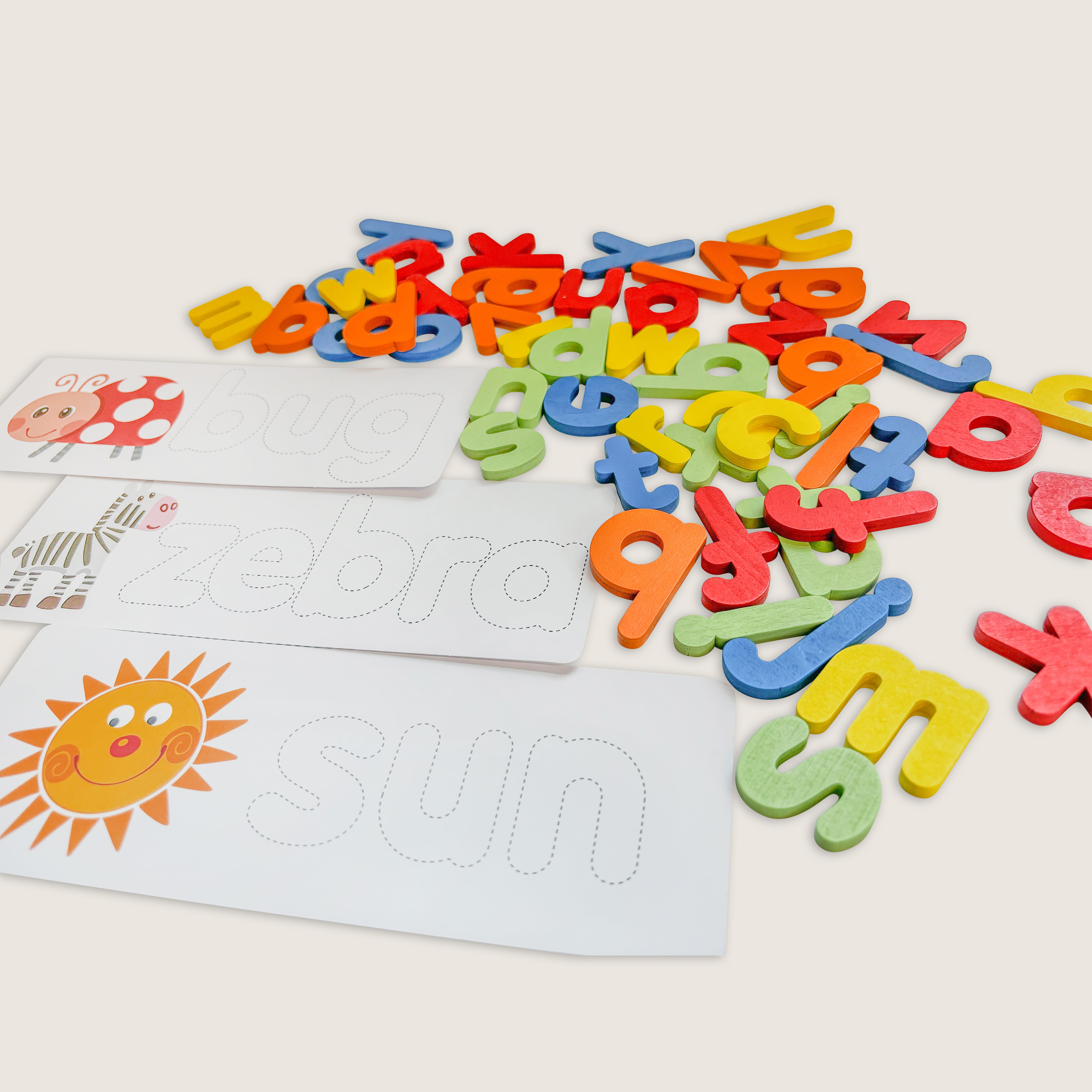 Montessori Alphabet Puzzle – Learn letters & spelling.