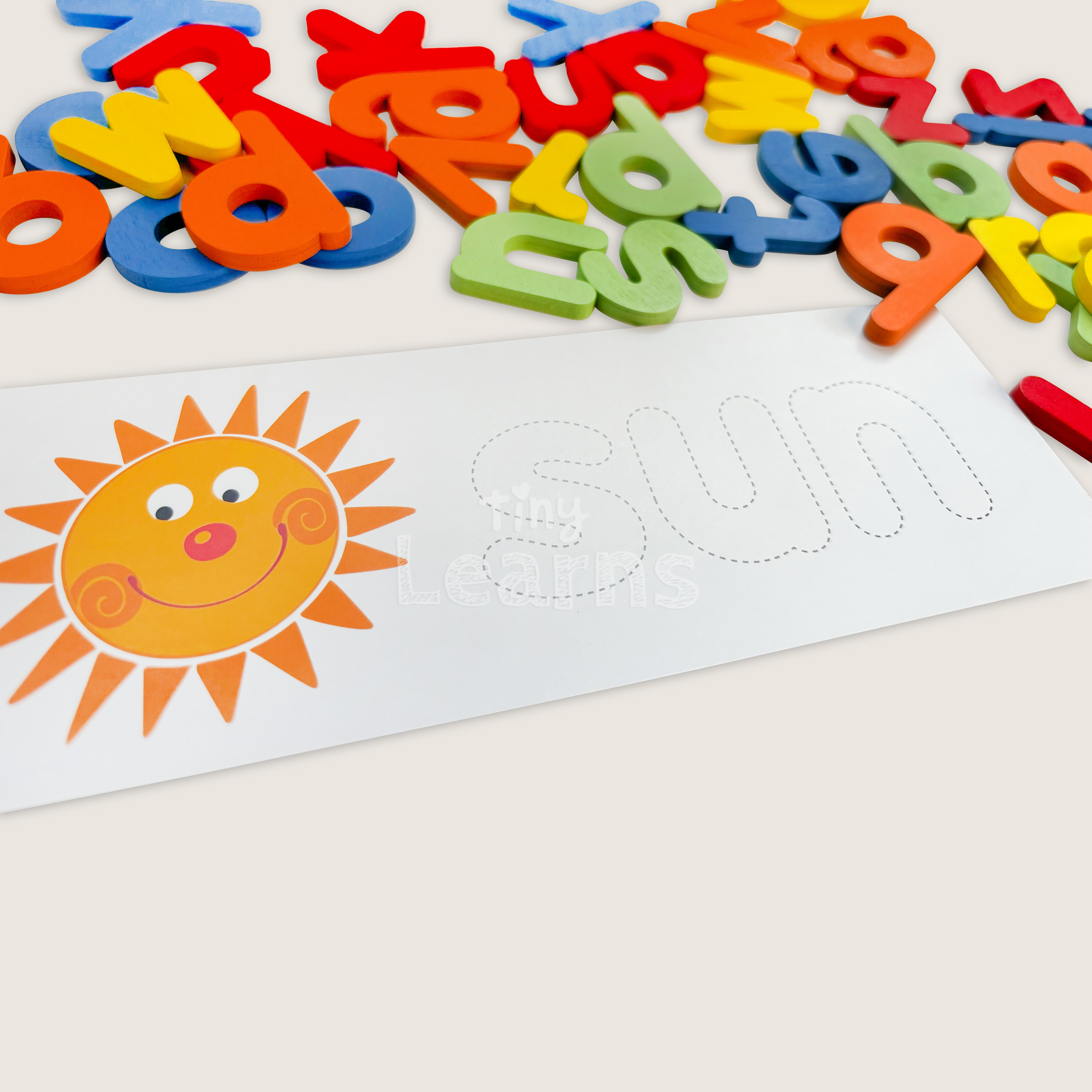 Montessori Alphabet Puzzle – Learn letters & spelling.