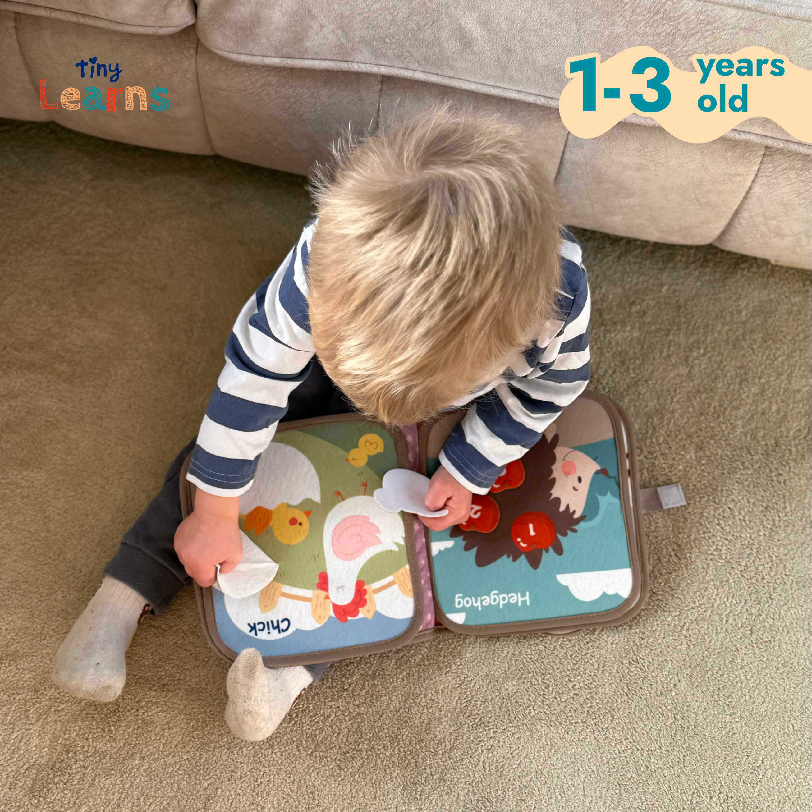 Montessori Sensory Cloth Book
