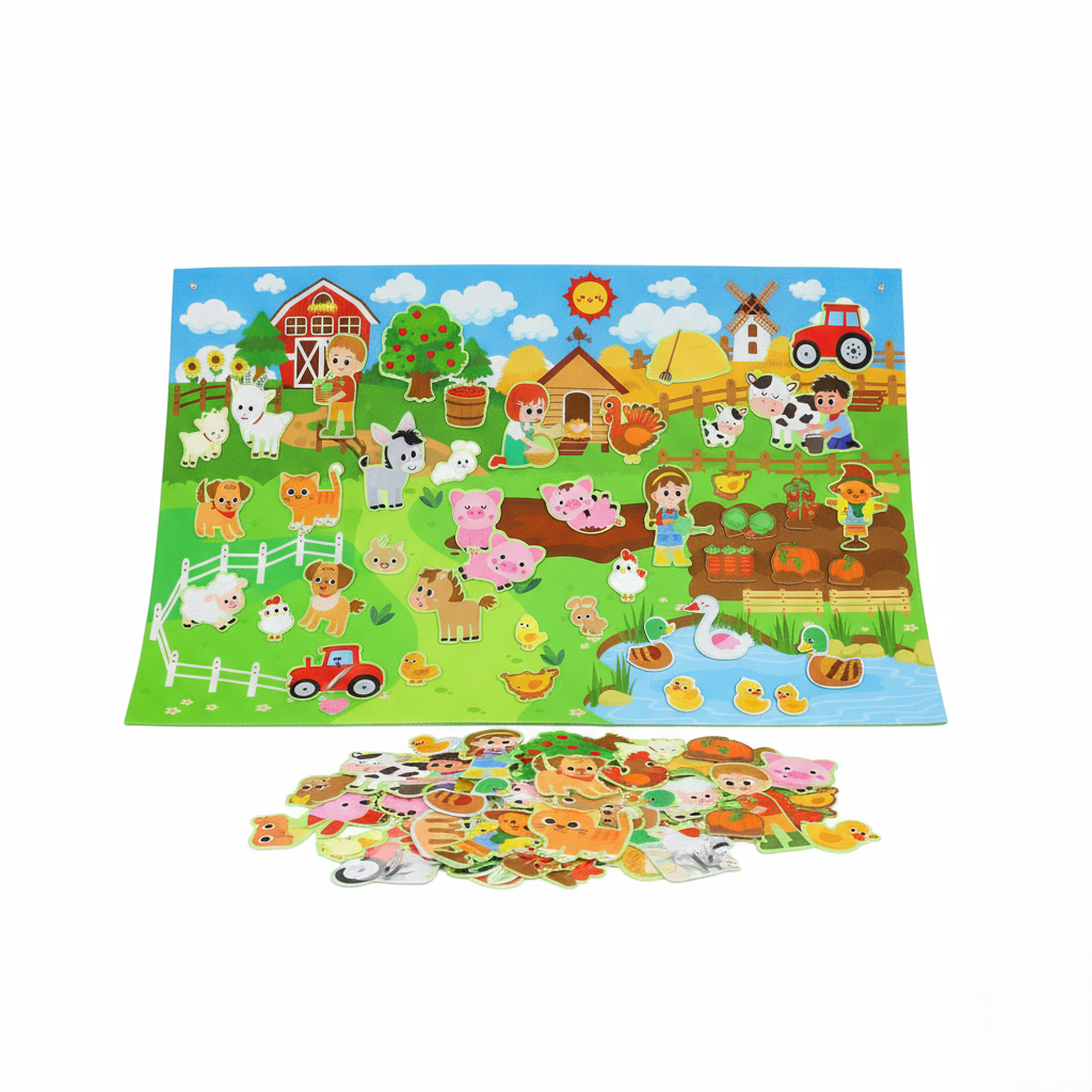 Montessori Farm Wall Puzzle