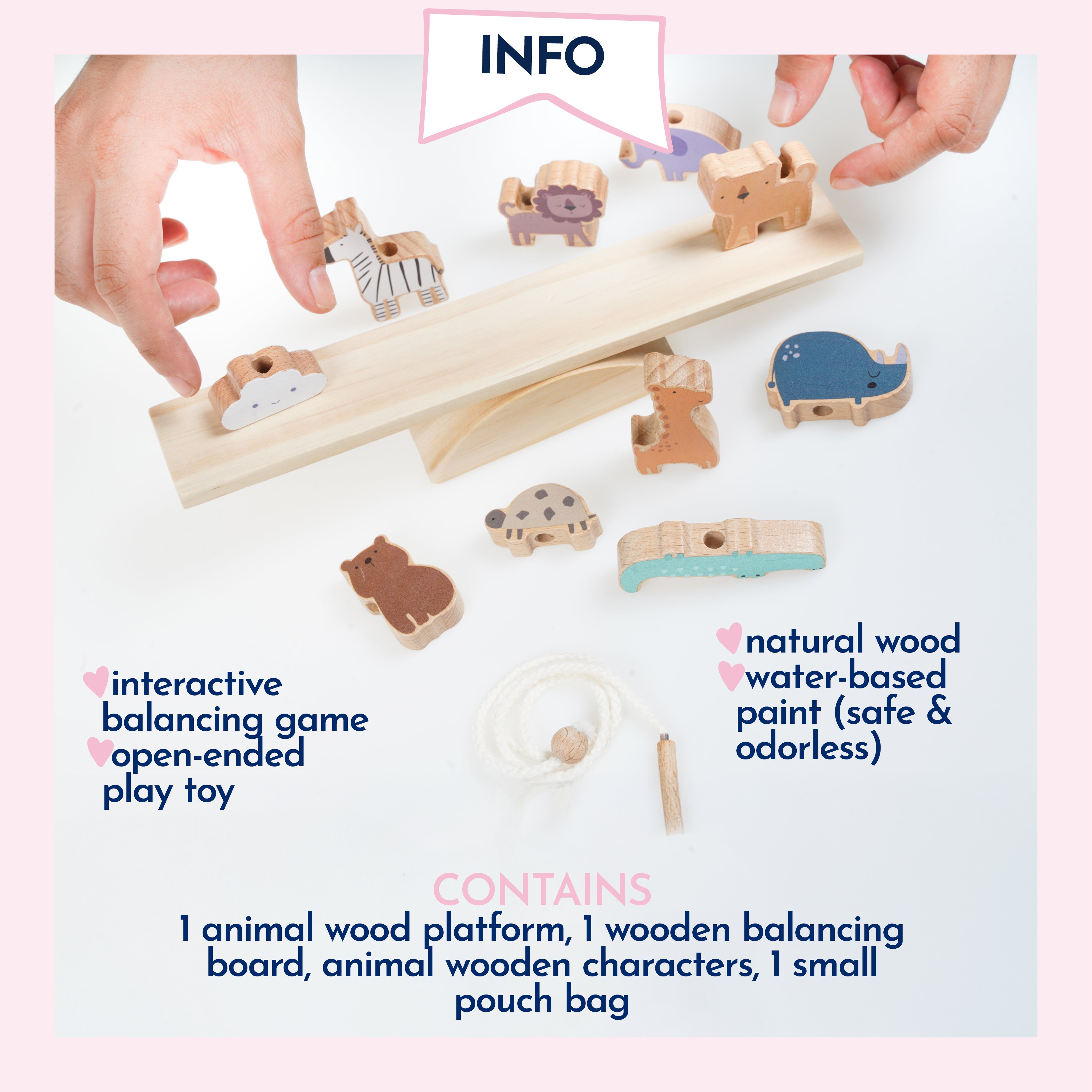 Montessori Animal Seesaw