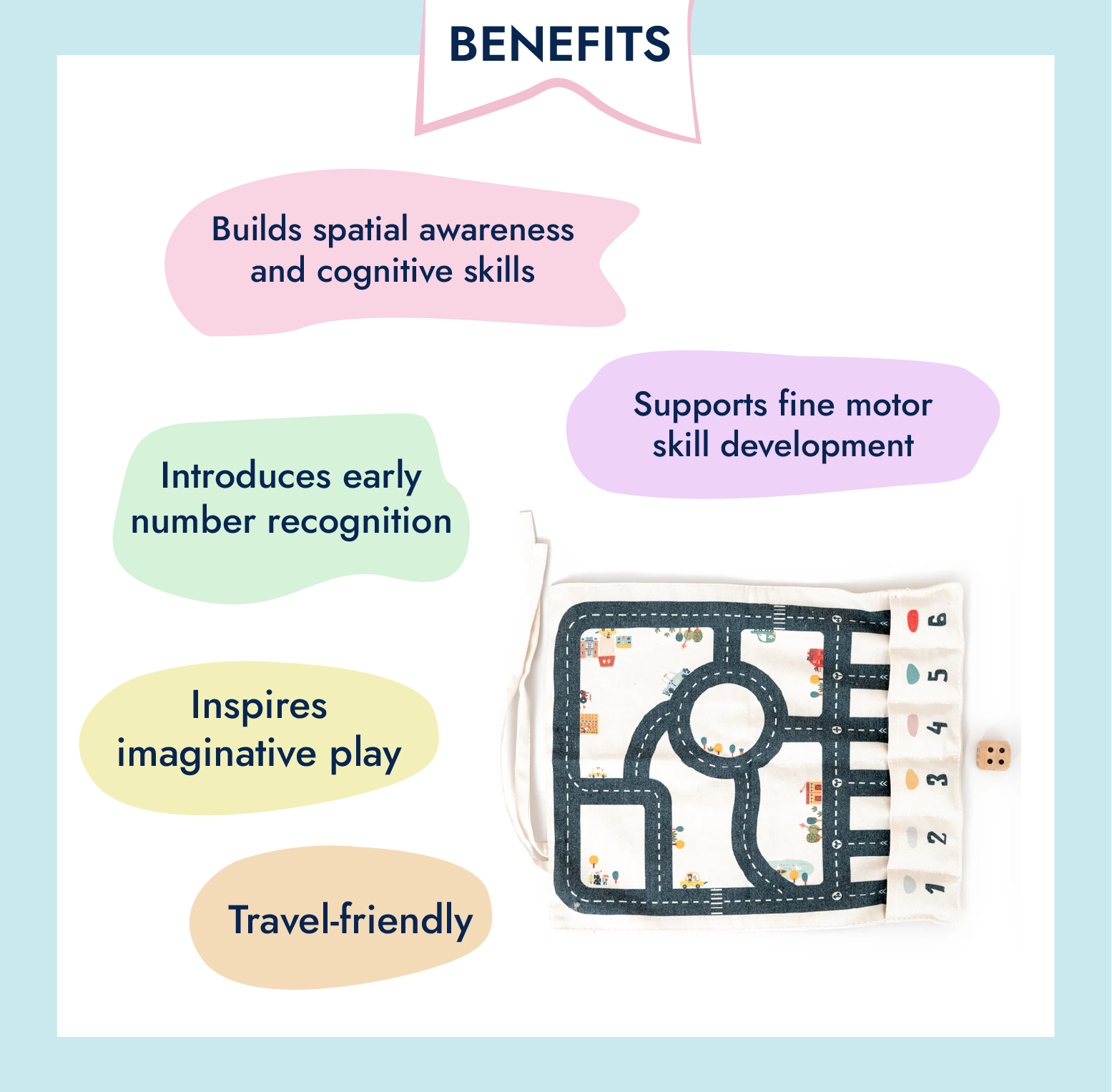 Montessori Car Traffic Road Map
