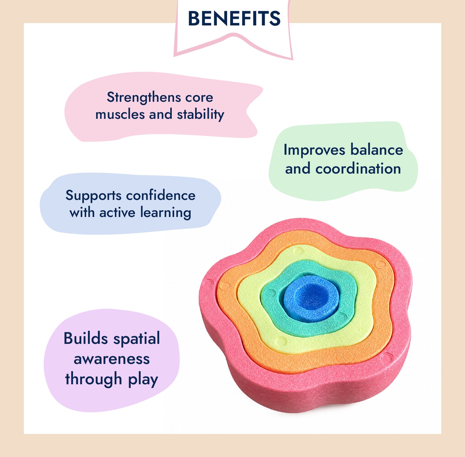 Montessori Balance Stones