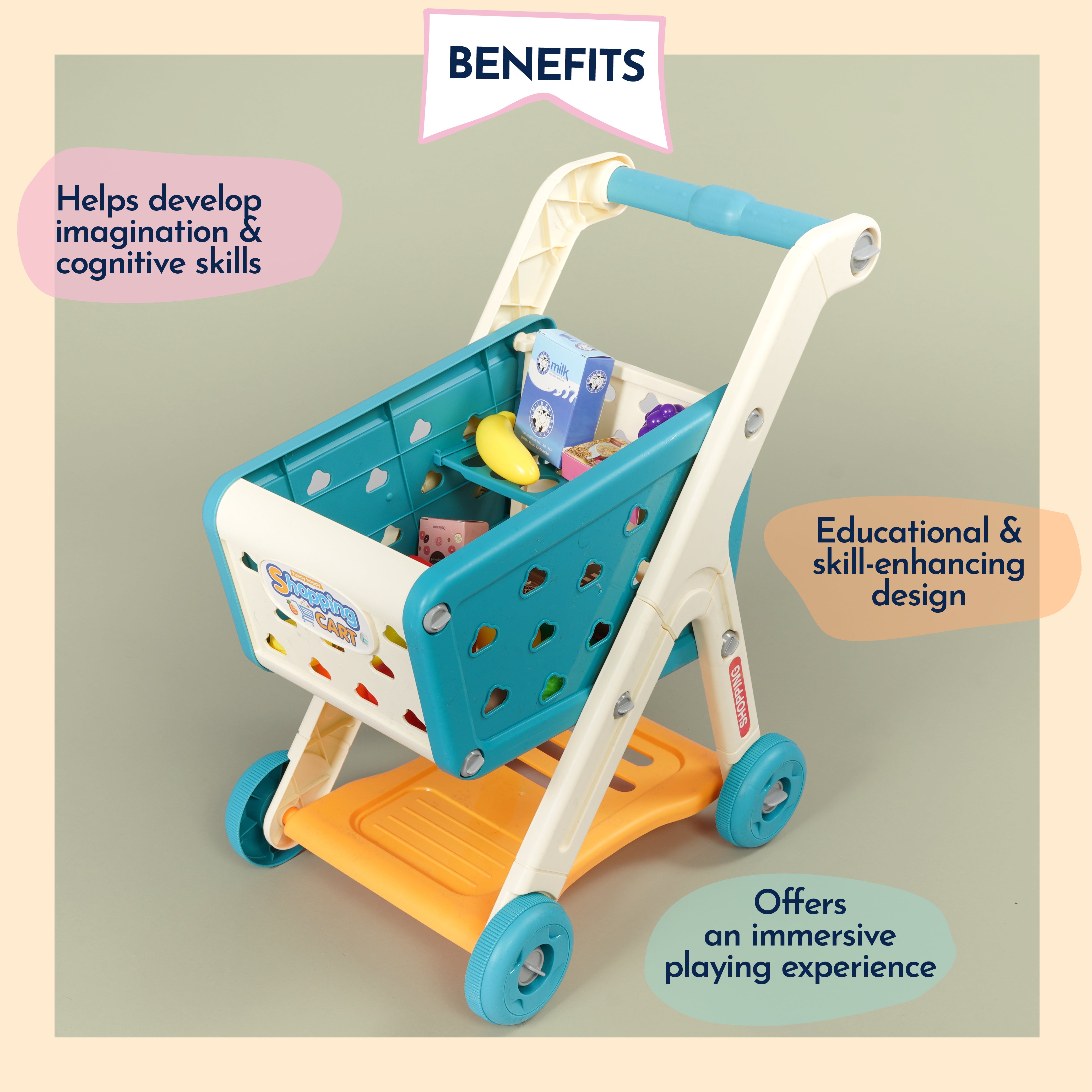 Montessori Baby Toy Trolley